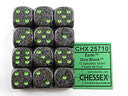 Chessex: Earth - 12 x D6 Set (16mm, pip)