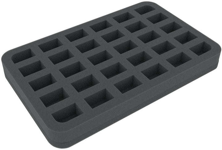 Feldherr: Foam Tray with 30 slots (35 mm Half-Size)