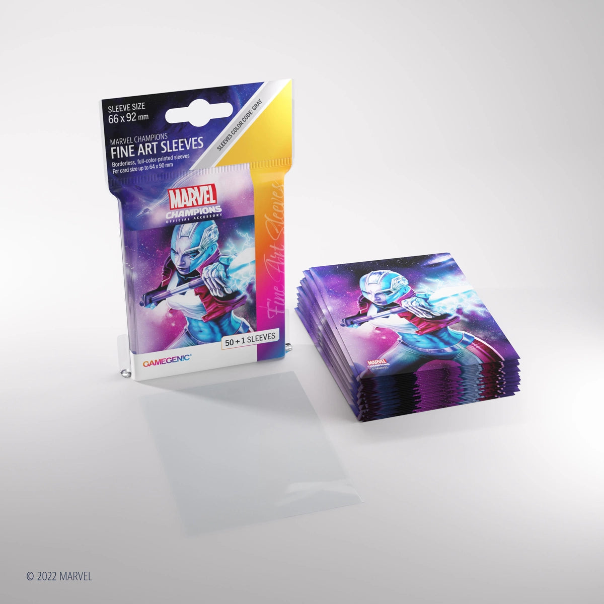 Gamegenic - Marvel Champions FINE ART Sleeves - Nebula (50+1)