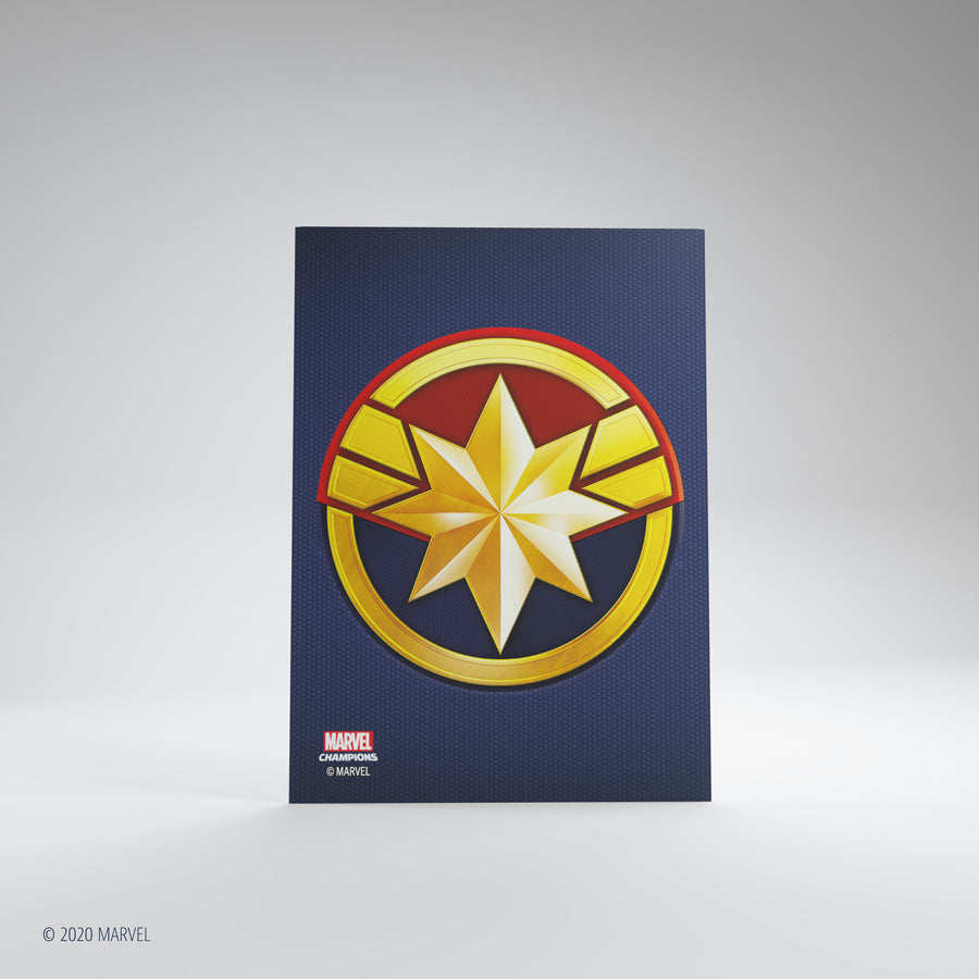 Gamegenic - Marvel Champions Art Sleeves - Captain Marvel (50+1)