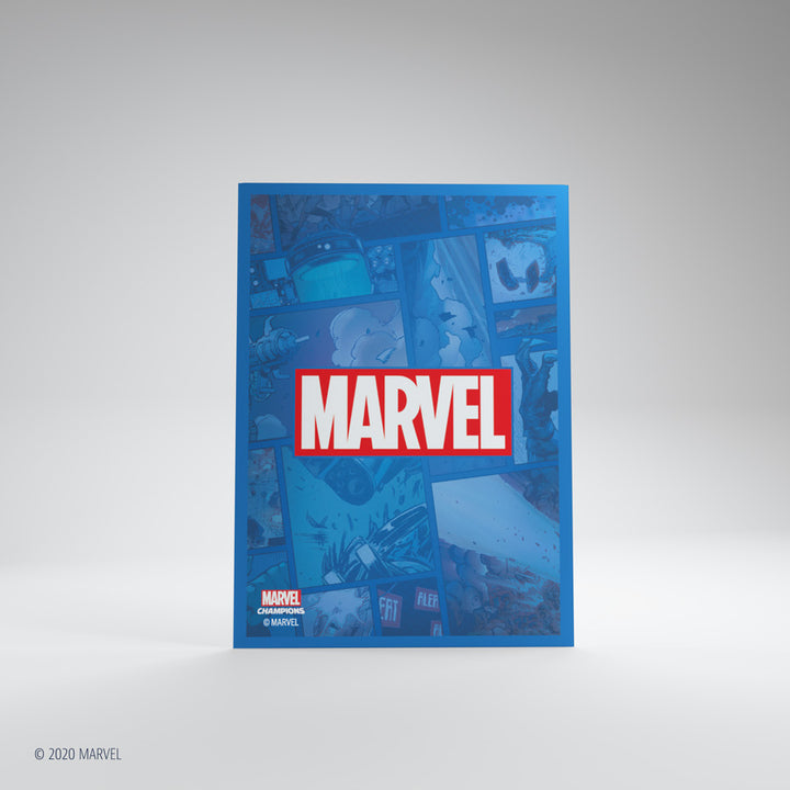 Gamegenic - Marvel Champions Art Sleeves - Marvel Blue (50+1)