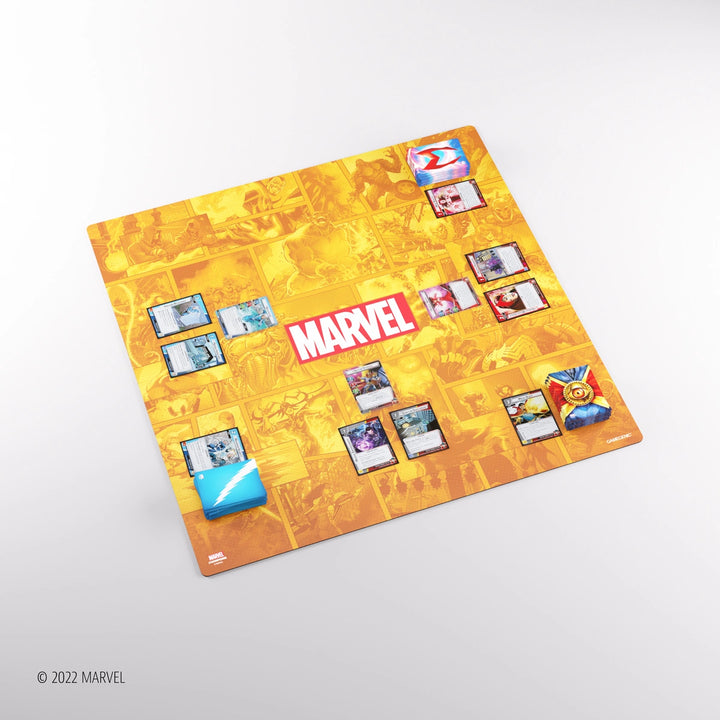 Gamegenic - Marvel Champions Game Mat XL - Marvel Orange