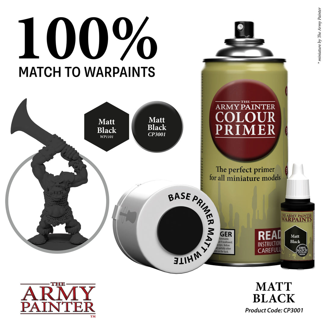 The Army Painter:  Colour Primer Matt Black