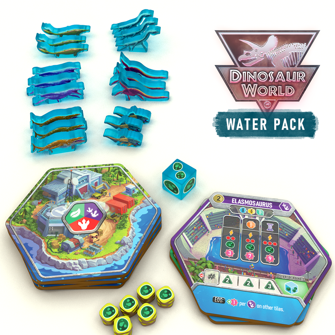 Dinosaur World: Water Pack Kickstarter Edition (EN)