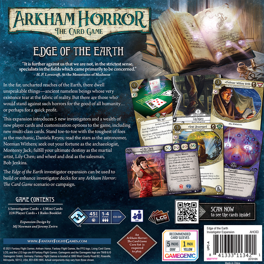 Arkham Horror: The Card Game - Edge of the Earth Investigators (EN)
