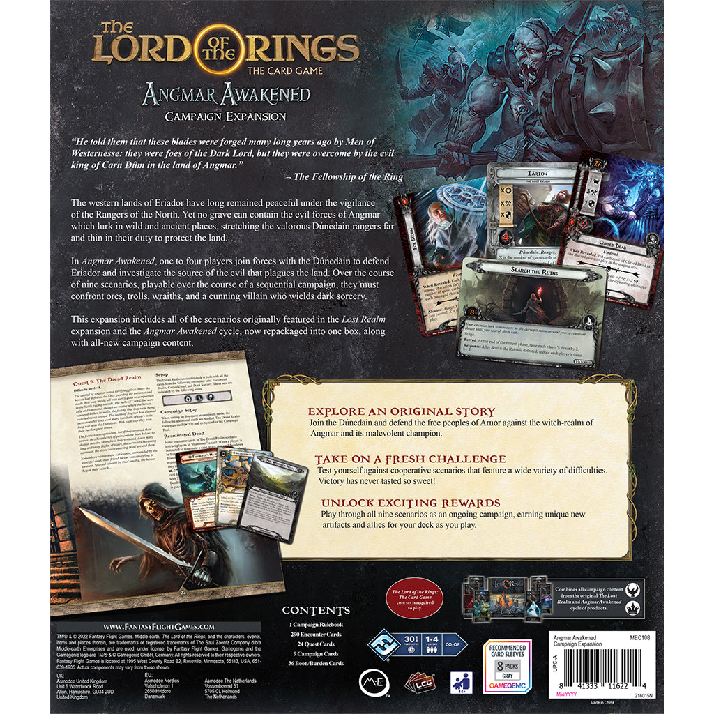 The Lord of the Rings: The Card Game - Angmar Awakened Campaign (EN)