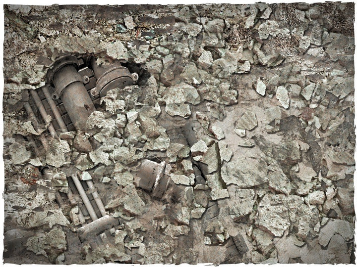 Terrain Mat: Urban Ruins Mouse Mat (122 x 183 cm) 4' x 6'