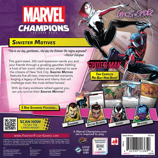 Marvel Champions: Sinister Motives (EN)