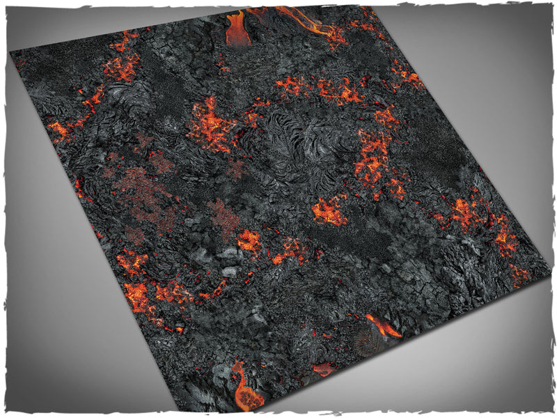 Terrain Mat: 4' x 4' (122 x 122 cm) Realm of Fire Mousemat