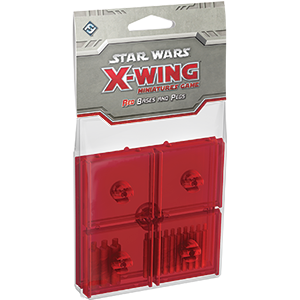Star Wars X-Wing: Bases and Pegs (Red)