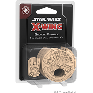 Star War X-Wing: Second Edition Galactic Republic Maneuver Dial Upgrade Kit