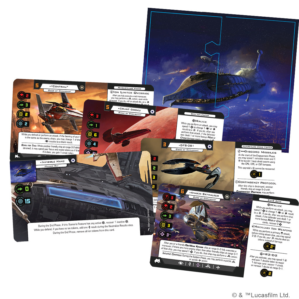 Star Wars X-Wing: Second Edition - Siege of Coruscant (EN)